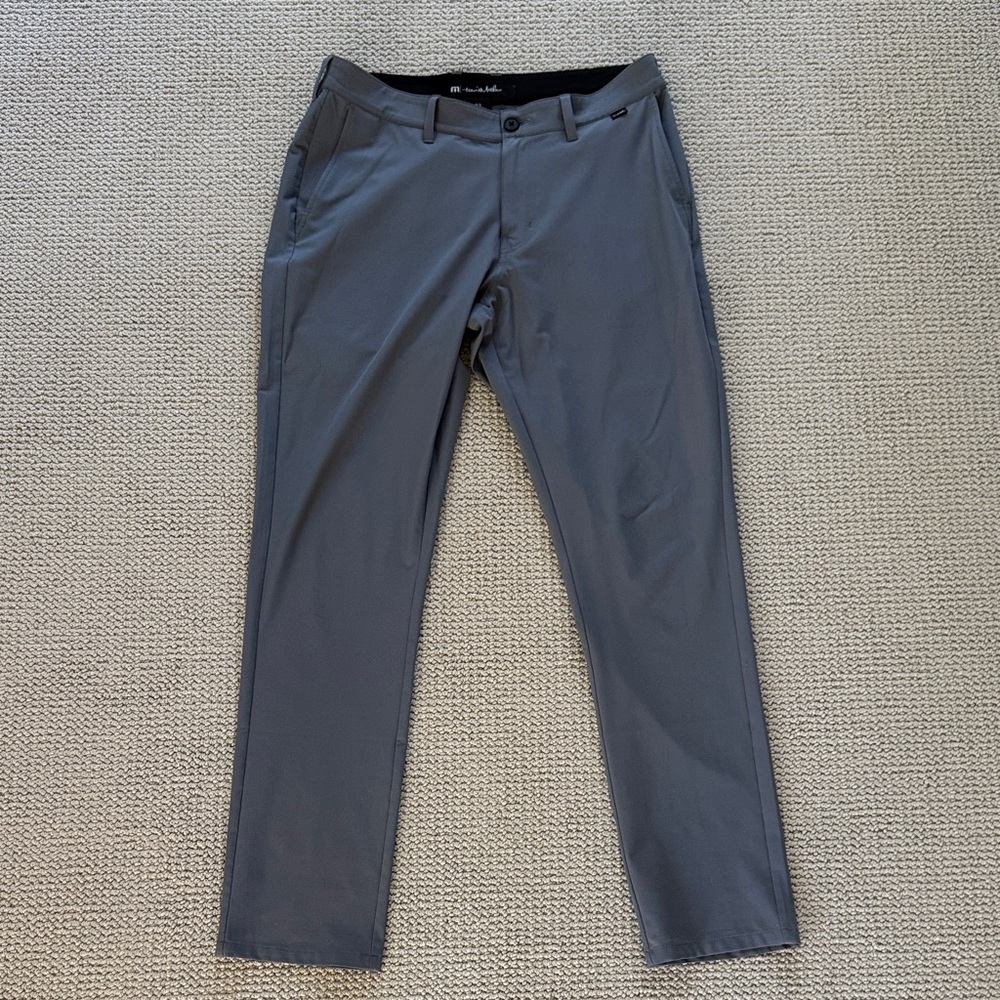 Travis Mathew Right on Time Golf Pants (Charcoal Chinos)